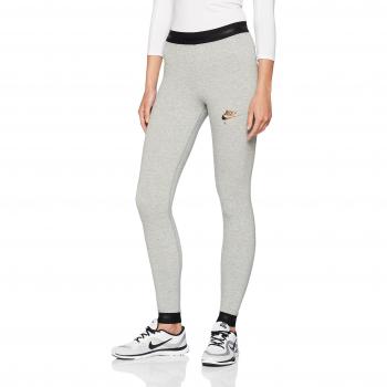 Nike Air, Mallas de Entrenamiento para Mujer, Negro, Gris, 44