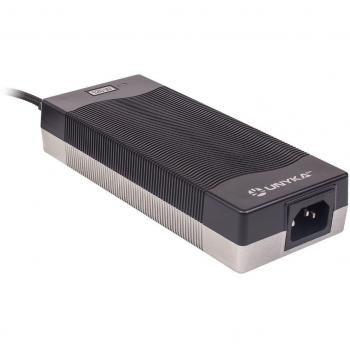 Unykach UNY Power 120 Adaptador e inversor de Corriente Interior 120 W Negro, Plata - Fuente de alimentación