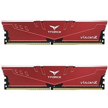 Memoria RAM DDR4 Teamgroup T-Force Vulcan Z 16GB (2x8GB) 3600MHz PC4-28800 CL18 Roja