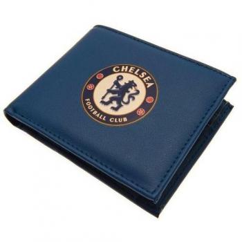 Cartera PU Chelsea FC con brasão, colores azul, blanco y rojo, tamaño único