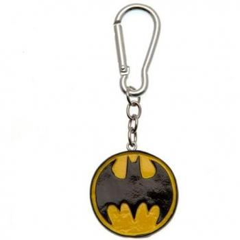 Llavero 3D Batman Logo de Poliresina con Gancho Unisex Adulto Multicolor Talla Única