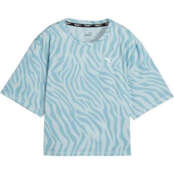 Camiseta Puma Favorite Aop Crop Azul para Mujer