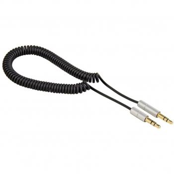 Hama - Cable en espiral (3,5mm, conector macho a conector macho)