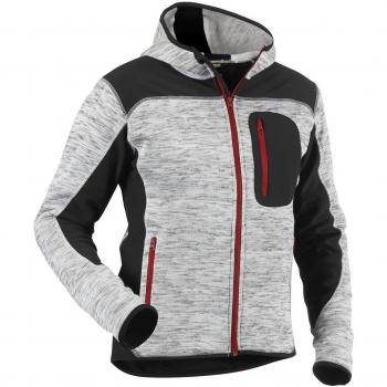 Chaqueta de punto Blakläder con capucha, gris y negro, Unisex, Talla 2XL