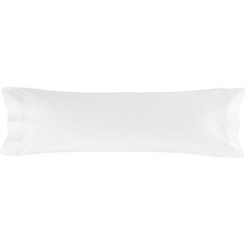 Happyfriday- Basic Funda almohada Blanco de Algodón con calidad de 150 TC, Fabricado en España