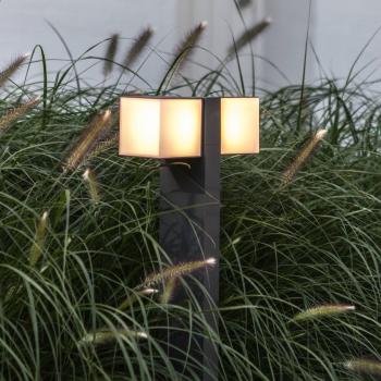 Lámpara LED de Exterior Cuba, 2 luces, Antracita, 4.000 K