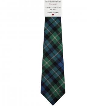 Mens All Wool Tie Woven Scotland - Graham of Montrose Ancient Tartan