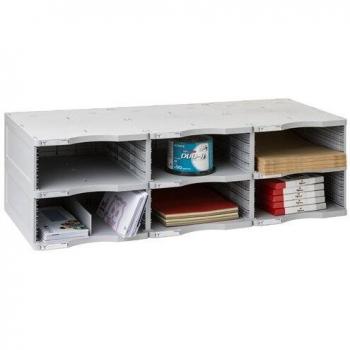 Archivo 2000 6632GS - Clasificador modular archivodoc de 6 huecos, color gris