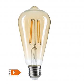 Bombilla LED Pera Vintage 7W E27 2500K - Diseño Decorativo Vintage - Alta Eficiencia Energética