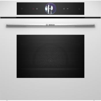 Horno Bosch Serie 8 con vapor 60 x 60 cm Blanco HSG7361W1