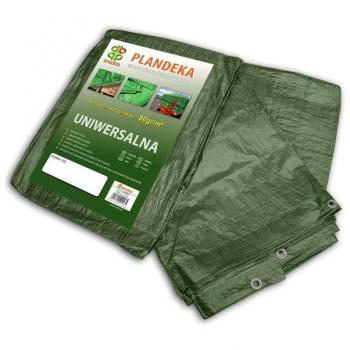 Bradas PL9010/12 lona - Lona de polietileno, dimensiones 3x4 metros, color azul, resistente a la intemperie, impermeable, con ojales metálicos cada metro para sujeción