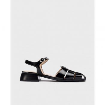 Sandalias Cangrejeras de piel con trenzado