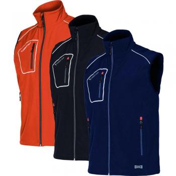 Chaleco Softshell Snappy Rojo 4509 T-S - Resistente al Agua y Cómodo para Suministros Industriales