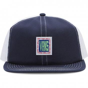 Gorra unisex Vans Higher Place Unstructured azul blanco