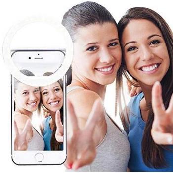 AUTOPkio Selfie la luz del Anillo, la iluminación Recargable Selfie suplementario Mejora Nocturna Oscuridad Selfie 36 del Anillo de luz LED USB para la fotografía teléfonos Inteligentes