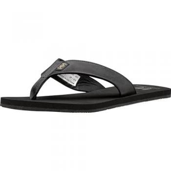 Sandalias Helly Hansen Seasand Leather negras, tamaño 40, tipo slides