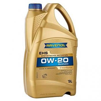 Ravenol EHS SAE 0W-20 - Aceite de motor sintético - 5 litros, minimización de fricción, intervalos de cambio extendidos