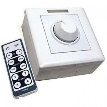 Controlador de Intensidad LED con Mando a Distancia Infrarrojo, 200W, 0-10V