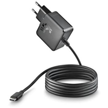 Cargador de Pared Universal NGS GAN45W-C USB-C 45W PD 3.0 Negro con Carga Inteligente y Cable de 1,5 m