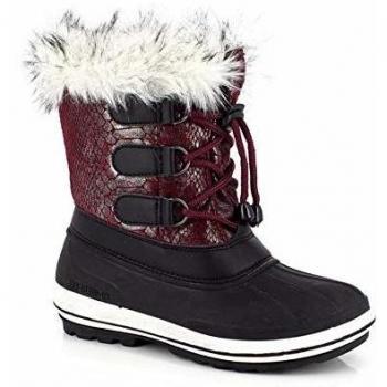Kimberfeel Titi - Botas de Nieve para niña, Color Burdeos, 32