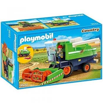 Playmobil 9532 - Cosechadora con Conductor de la cosechadora y 6 roldanas de heno, Edición Limitada