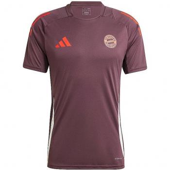Adidas Bayern Munich 2024/25 Men's Training Jersey - Shadow Maroon / Red
