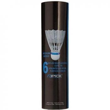 Atipick - Tubo 6 volantes badminton punta corcho