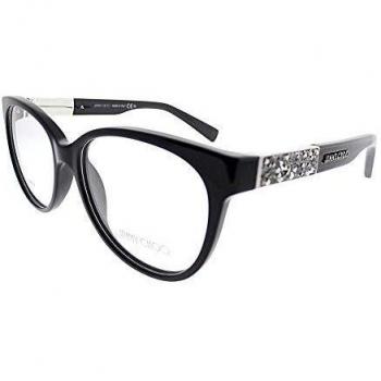 Jimmy Choo - JIMMY CHOO 107, Cat eye, acetato, mujer, SHINY BLACK GLITTER