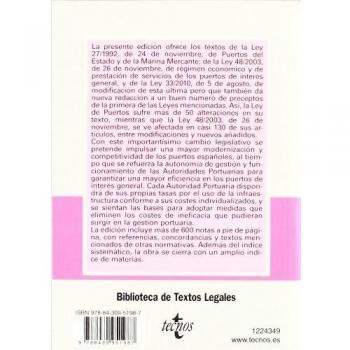 Leyes sobre Puertos del Estado: Leyes 27/1992, 48/2003 y 33/2010