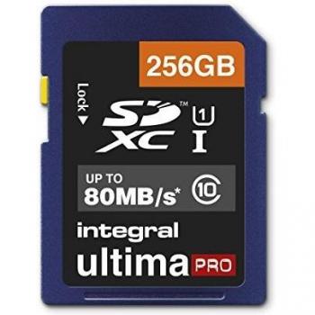 Integral 256GB SDXC UltimaPro 256GB SDXC UHS-I Class 10 memoria flash - Tarjeta de memoria