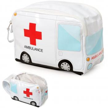 Balvi Estuche medicamentos Ambulance Color Blanco Neceser de medicamentos para Poder incluir botiquin