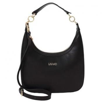 Liu Jo Chic Hobo Bag, Shoulder Bags, female, Black, Size: ONE SIZE