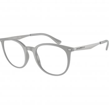 Emporio Armani EA3168 5173 Armazones para Mujer Grises, Lentes Recetados Para Mujer Grises, Gafas Recetadas para Mujer Grises