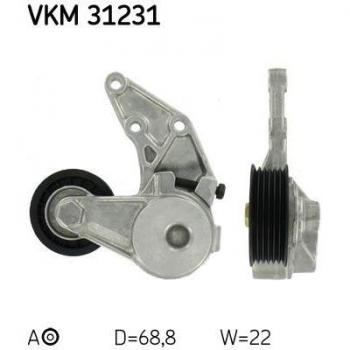 Polea tensora SKF VKM 31231 para correa de distribución