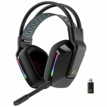 Forgeon Captain RGB Auriculares Inalámbricos Gaming con Micrófono, Bluetooth, Negros y Blancos