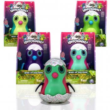HATCHIMALS Wind-up Egglider con Luces y Sonidos