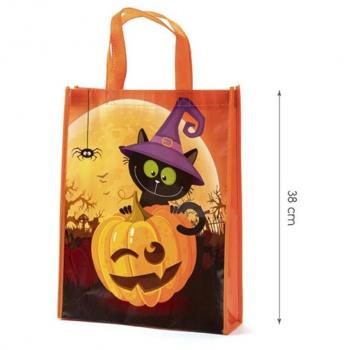 Bolsa de transporte para gatos negra de 38x30x10 cm