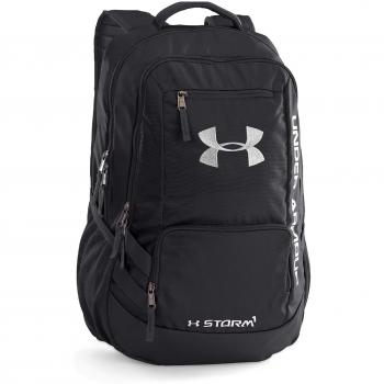 Under Armour Multisport/Multifunktion Rucksack UA Hustle Backpack II - Bolso de gimnasio, color Negro, talla Única
