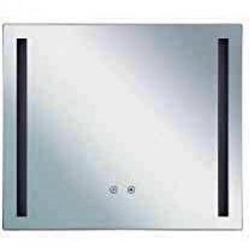 Espejo de Pared Rectangular con LED y Cristal Transparente 60 x 70 cm Iluminado