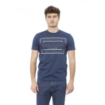 Baldinini Trend Blue Cotton T-Shirt - M
