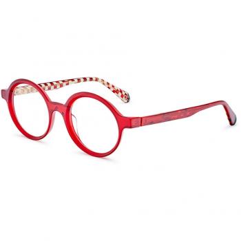 Etnia Barcelona Brutal No.18 RDCH Men's Eyeglasses Red Size 47 - Frame Only, Blue Light Block Available