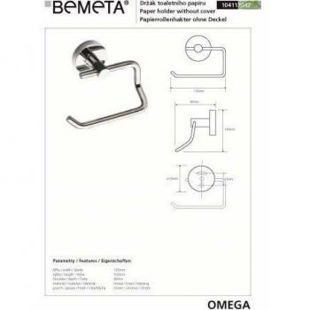 Portarollo de papel higiénico sin tapa, cromo, modelo XR704
