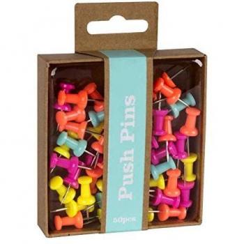 APLI 15148 -Push pins Fluor Collection 50 u.