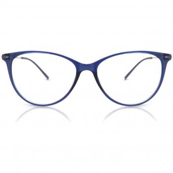 Cat Eye Full Rim Plastic Women’s Prescription Glasses Online Blue Size 52 - Blue Light Block Available - SmartBuy Collection