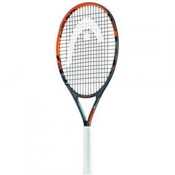 Head Radical Jr - Raqueta de tenis, color negro/ naranja, talla 25