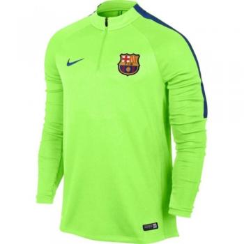 Nike Fcb Y Nk Sqd Dril Camiseta de Manga Larga Fc Barcelona, Hombre, Verde