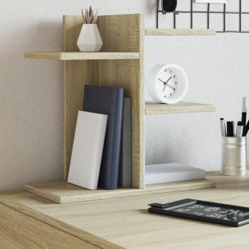Organizador de Escritorio Madera Roble Sonoma 42x21.5x42 Cm