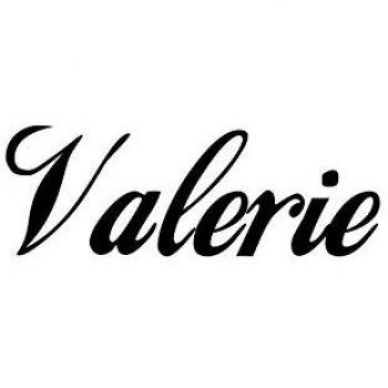 Valerie nombre de niña o Boy nombre habitación nombre pared cita Arte Vinilo Adhesivo