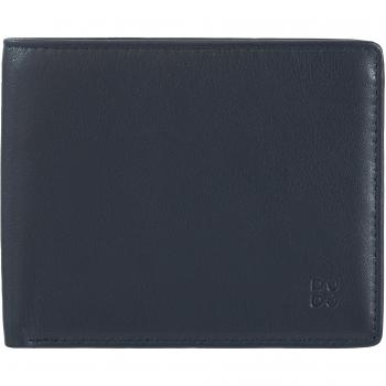 Cartera mediana de hombre Dudu de piel genuina con protección RFID para 8 tarjetas y compartimento para billetes