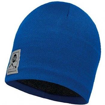 Original Buff - Knitted & Polar Hat Solid Unisex Adulto, talla unica, color Solid Blue Skydiver/Grey Vigore